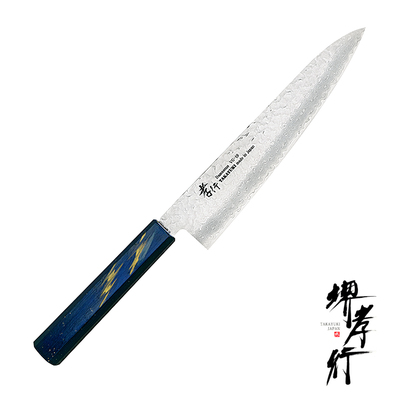 Urushi Saiseki - 33-warstwowy japoński nóż kucharza Gyutoh 21 cm, stal VG-10, Sakai Takayuki